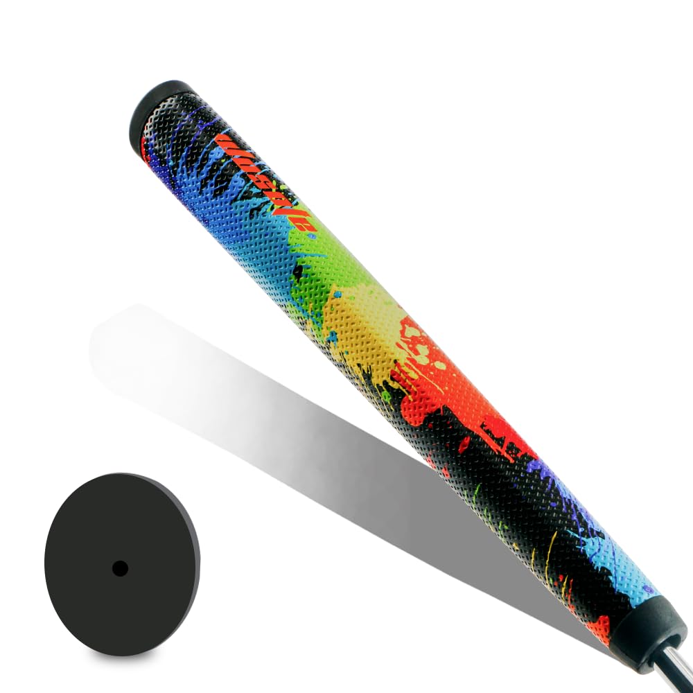 Women Midsize Golf Putter Grips Color ,2-types with different materials and lightweight Golf Grip Comfortable ,Advanced Texture Control Stroke