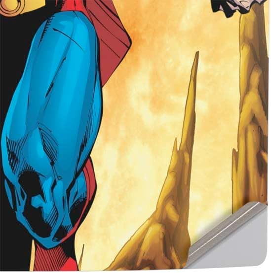 Skinit Decal Gaming Skin Compatible with PS5 Pro Console - Officially Licensed DC Comics Superman Action Pose Art by Jim Lee Design