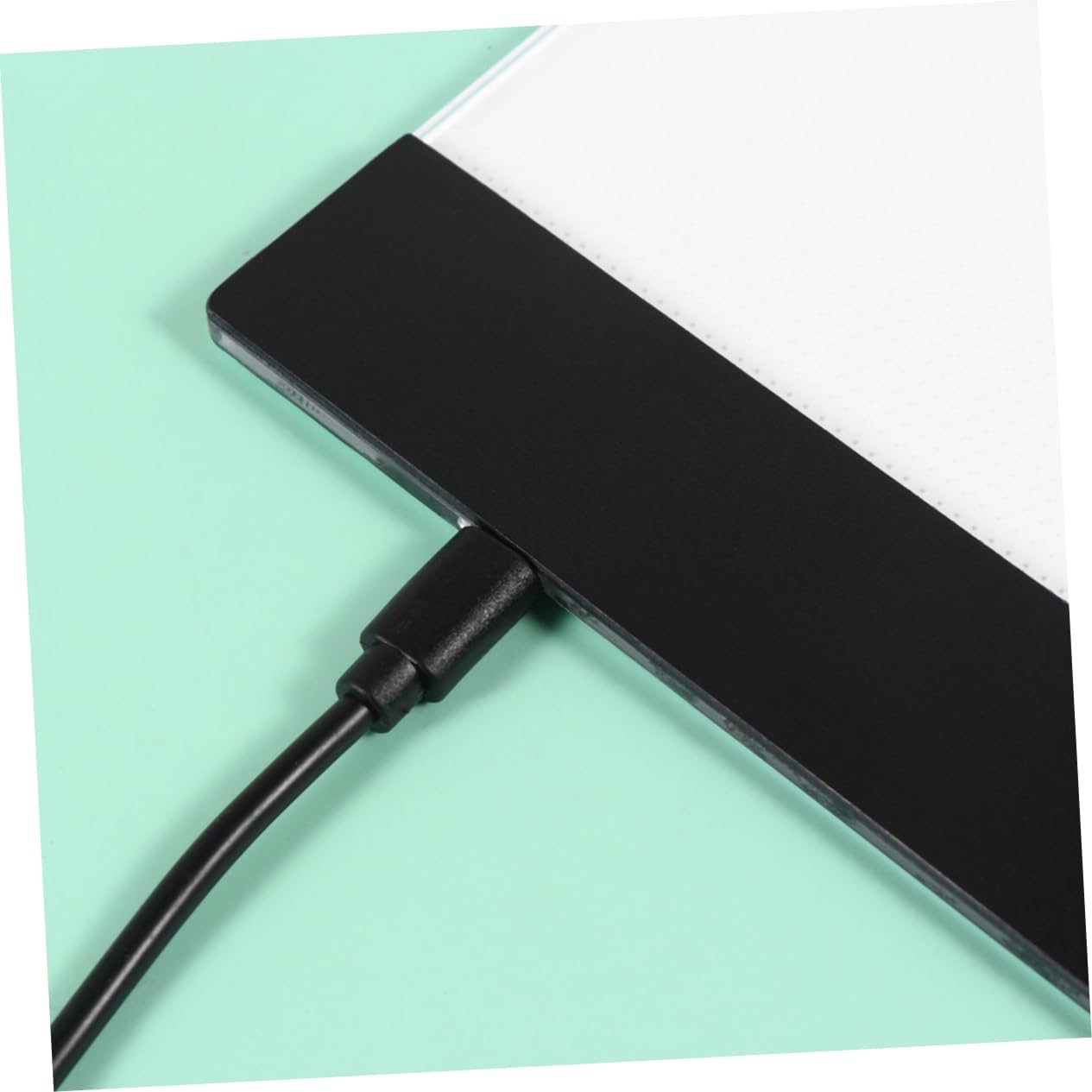 Operitacx Led Tracing Light Box with Frosted Textured Surface Ultra-Thin Copy Board for Artists Includes Tracing Paper and USB Cable for Home Use and Art Design