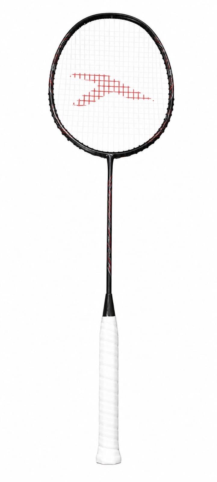 Badminton Racket, Black and Red with White Grip | Isometric Head Shape, Pre-Strung Racquet, Doubles Play, Lightweight Frame, Cushioned Grip-image-28