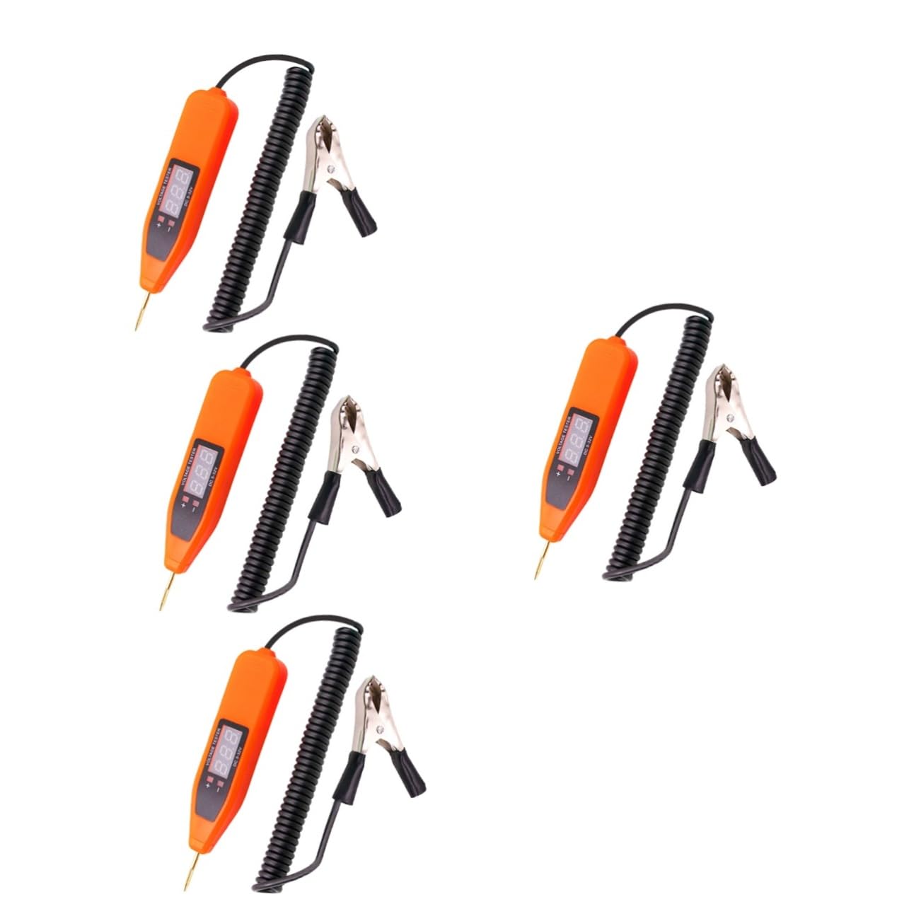 Cabilock 4 Pièces Stylo De Test De Tension Automobile Stylo Testeur De Tension De Voiture Usb Pouvoir Outil Numérique Testeur De Fusible Testeur Électrique Fusible Voiture Abdos