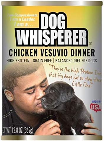 Dog Whisperer Chicken Vesuvio Dinner for Dogs, 12-12.5 oz Cans, Brown (00849)