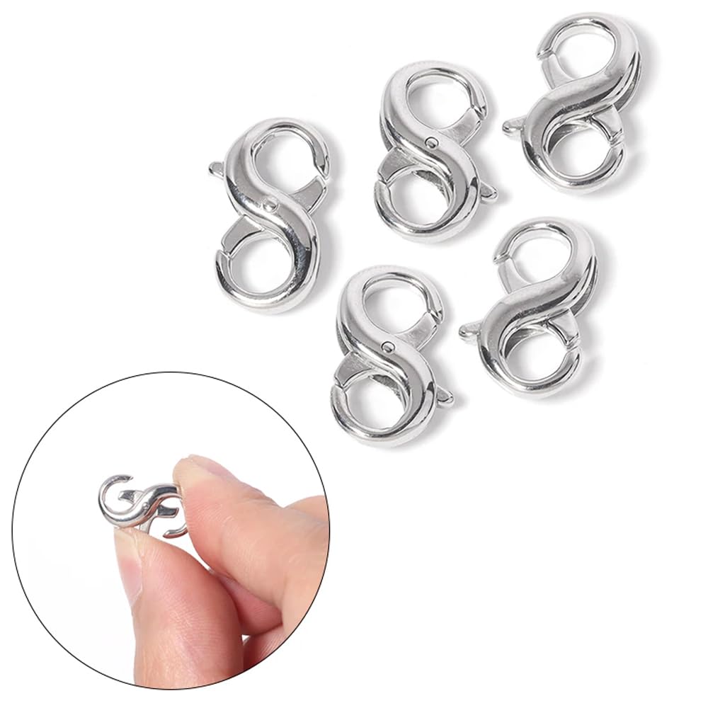 Amazon.co.jp: 8の字型ステンレスカニカンパーツ DIY 留め具 止金具