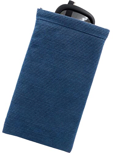 Image of Soft Sunglasses case | Large Glasses Case Holder - Eyeglass Pouch Squeeze Top | Glasses pouch Lightweight Extra Layers
