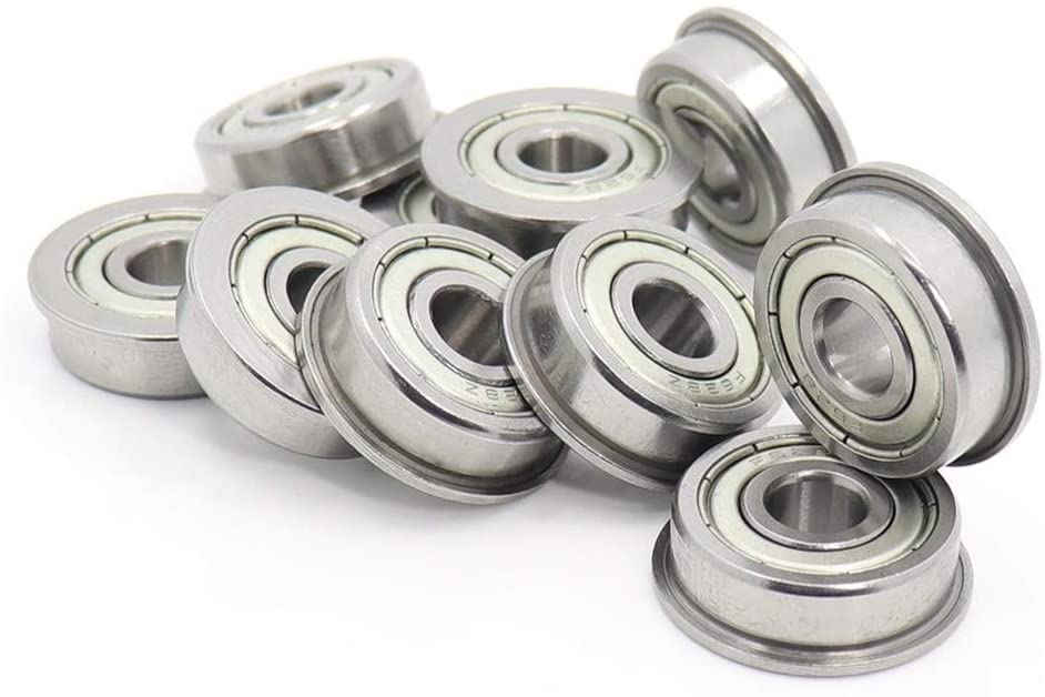 Rodamientos con brida F628ZZ evitan holguras en ejes de 8 mm TMP1105