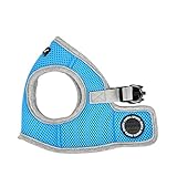 Seguro y a la moda. PUPPIA Soft Vest Harness B II Celeste M - Arnés para Perros – 70 g