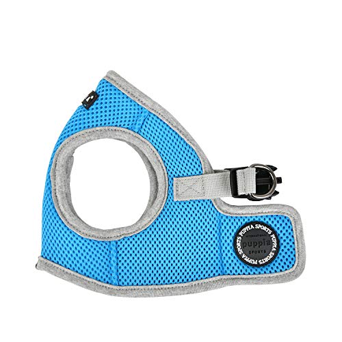 Puppia Soft Vest Dog Harness II Mesh Step-in All Season No Pull No Choke Walking Training for Small & Medium Dog - Sky Blue - L by Puppia - Used condition - Image 3