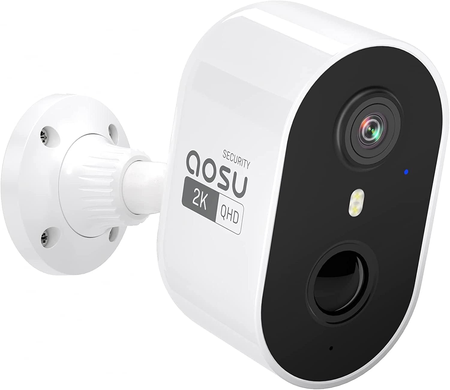 aosu Add-on Cam, 2K Battery Security Camera Wireless Outdoor | Requires WirelessCam/SolarCam Lite's aosuBase, Up to 6 Cameras Total to 1 Lite's aosuBase