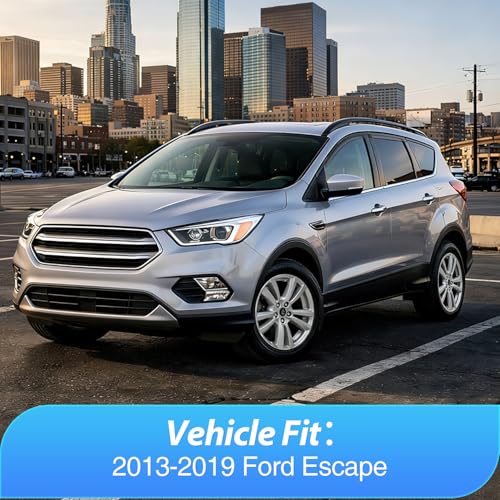 Image of Nilight Tape-On Window Visors for Ford Escape 2013-2019 4-Door SUV, 4PCS