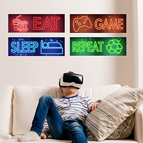 Vinilo decorativo gaming estilo Neon para pared miniatura 3