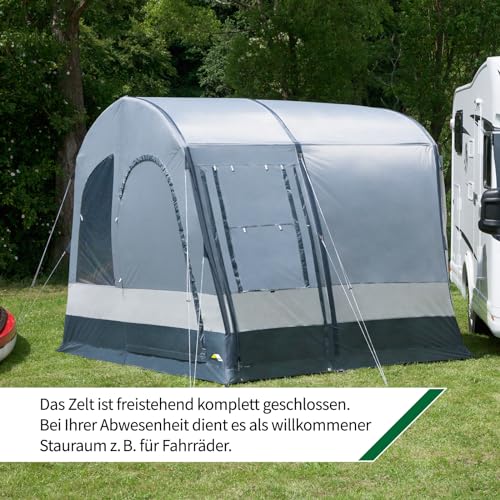 Wohnwagen Vorzelt DWT Luna Air, 350 x 250 cm, aufblasbares Zelt für Busse