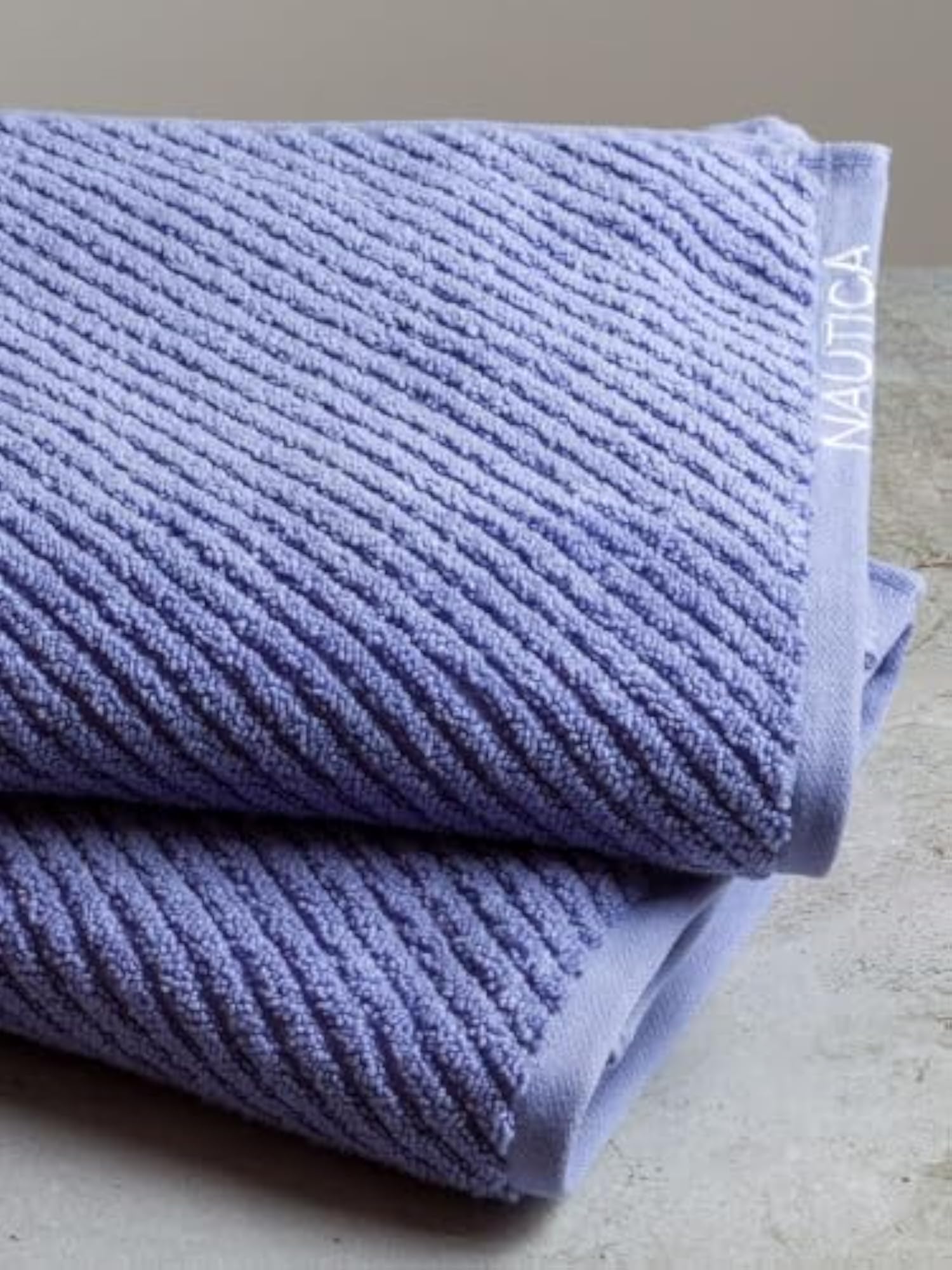 Fluffy Zero Twist 100% Cotton Towel - 2pc Bath Towel Set