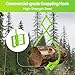 36in Rock Tongs Heavy Duty Steel Lifting Tool 2 Serrated Claw Rock Grabbing Tongs, 1500lb Capacity Log Tongs for Tractor/Truck/Skidder - 36