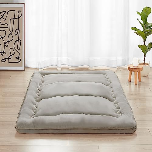 PPOLCA Japanese Floor Mattress, Twin Futon Mattress, Foldable Tatami Mattress Camping Mat for...