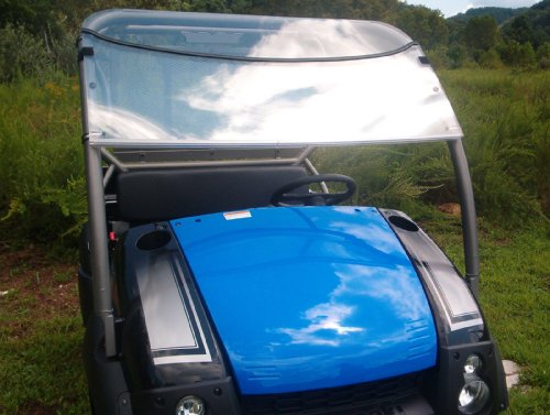 Dot Weld Offroad 04-16 Kawasaki 600,610,Xc Mule Clear Folding Fold Up Front Windshield.a Full 1/4" Thick! #TOP3