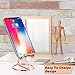 ROPOSY Cell Phone Stand for Desk, Cute Metal Rose Gold Cell Phone Stand Holder Desk Accessories, Compatible with All Mobile Phones, iPhone, iPad