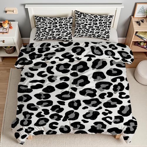 Housse de couette en microfibre douce 240x260 cm fermeture éclair