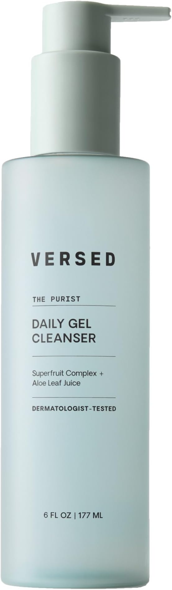 Versed The Purist Daily Antioxidant Gentle Face Cleanser - Daily Gel Cleanser + Moisturizing Face Wash for Sensitive Skin (The Purist - 6 Fl Oz (Pack of 1))