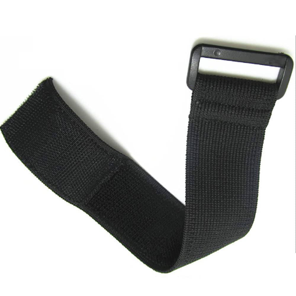 Lot de 18 attaches de câble auto-adhésives durables avec crochet et boucle, sangles de fixation multifonctions pour organiser les câbles et la gestion des câbles - 38 mm x 50 cm