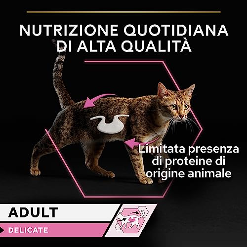 PURINA PRO PLAN Delicate Gatto, Mousse con Tacchino, 24 Lattine da 85 gr - Immagine 3