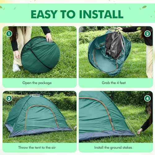 10 Pack 2-Person Waterproof Tents
