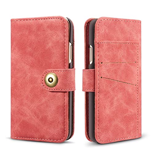 Cuir housse holster au design rétro avec rangements pour cartes