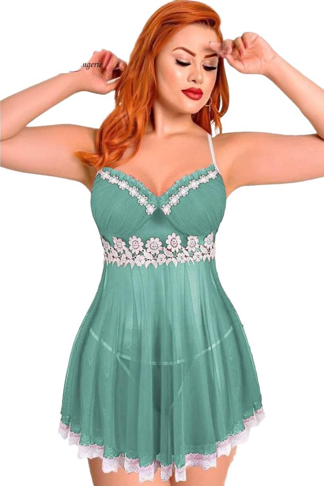 طقم لانجيري للنساء الخامة الزبدة موديل 1090، مقاس واحد 2026 - view 1