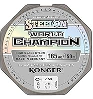 Angelschnur KONGER World Champion Fluorocarbon Coated 0,10-0,30mm/150m Monofile Schnur super stark ! (0,14mm / 3,45kg)