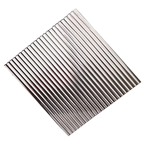 Image of Plexiglass Perpex 1 /8' Acrylic Striped Wave Board, 12in PMMA /Acrylic Streak Striped Sheet