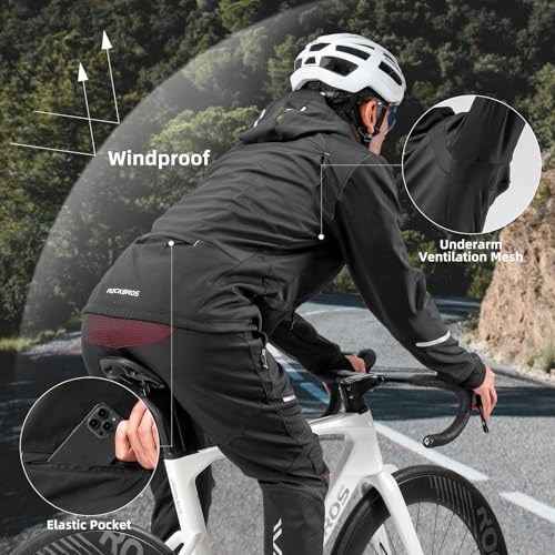 ROCKBROS Cycling Jacket Windproof Thermal