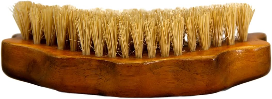 KoSHER wave brush 100% natural plant durable quality strong bristles Detangling for Curly, Coarse, Rough, Wavy, Coily Hair detangler Afro Textured for Wet/ Dry/ Long Thick Hair, Exfoliating for Shiny