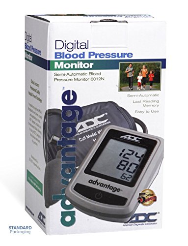 Adc Advantage 6012N Semi-Automatic Digital Blood Pressure Monitor With Storage Case, Adult Bp Cuff, Navy #TOP3