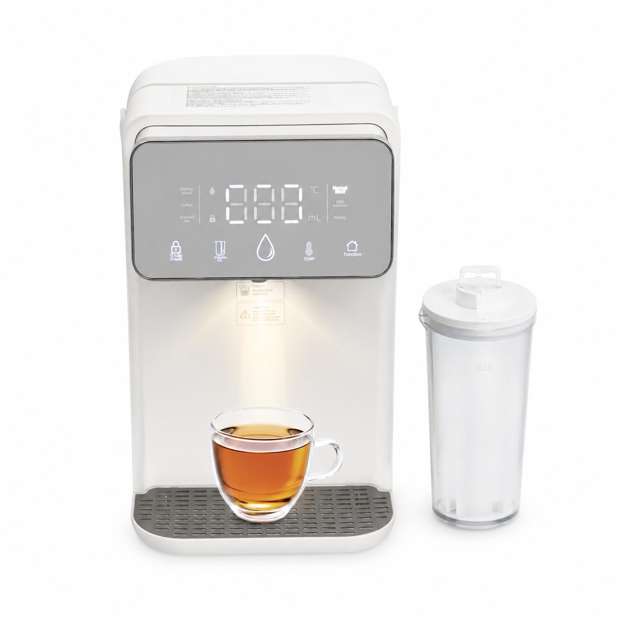 Distributore di acqua calda da 2000 W, 3,5 l, per acqua calda rapida, touch screen digitale, a risparmio energetico, ideale per cucina, ufficio e alimenti per bambini