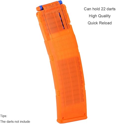 Miniatura 2 de pinzas para cartuchos de carga rápida, 4 unidades, 12 dardos para Nerf n-Strike Elite Blaster (naranja)