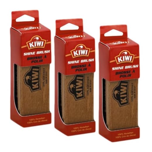 Kiwi Shoe Shine Brush Set of Three