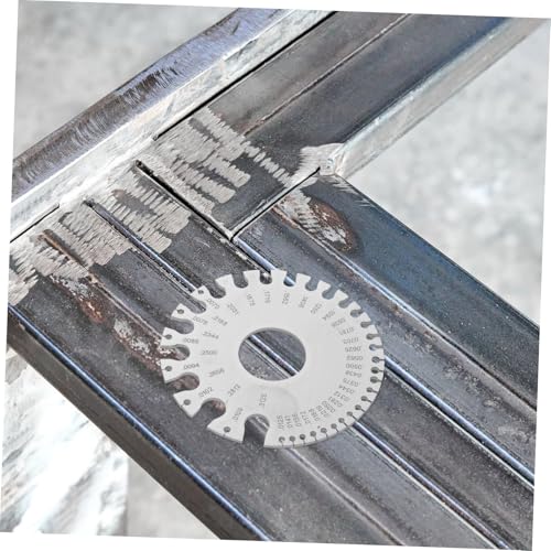 GLEAVI 2 piezas de calibrador de alambre de acero inoxidable para medir espesores con precisión, diseño ergonómico para mediciones exactas en metalurgia miniatura 5