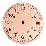 1 cadran de 29 mm pour montre NH35 NH36 3.8/3 Mod Case Chiffres Marqueurs Vintage Noir