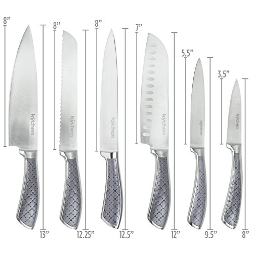 Set Cuchillos Cocina 6 Piezas Acero Inox miniatura 6