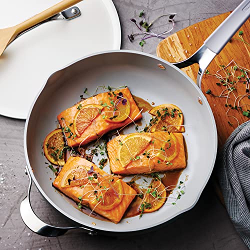 Image of Tramontina All-in-One Plus Pan Set, 5-Quart Ceramic Non Stick Cooking Pan