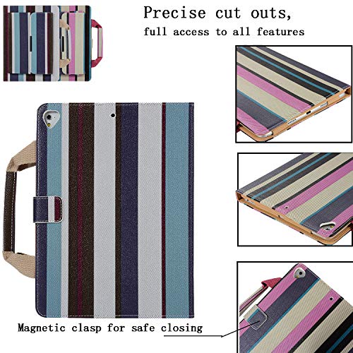 image for iPad 2/3/4 Handbag Case, Uliking Smart Canvas Sleeve Folio with Kickst