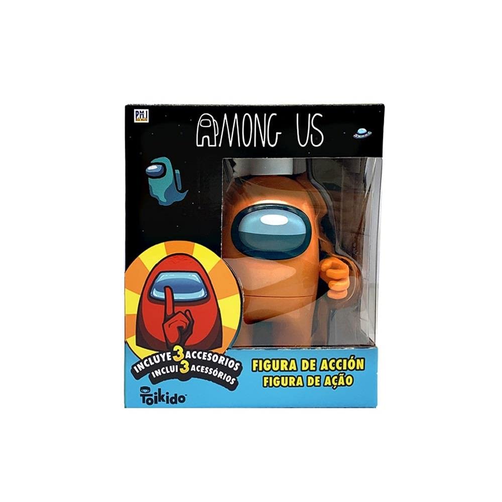 Bizak Action Figure Among Us: 12 Cm, 1 Personaggio + 3 Accessori A Sorpresa. 4 Modelli Da Collezionare. - 4