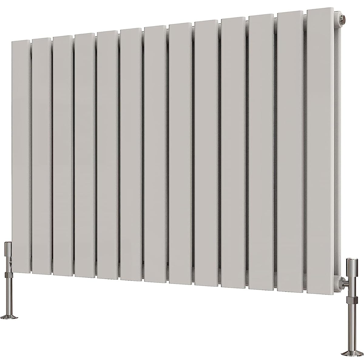 Radbliss White Horizontal Flat Panel Radiator 600X884mm Double Design Rad Central Heating