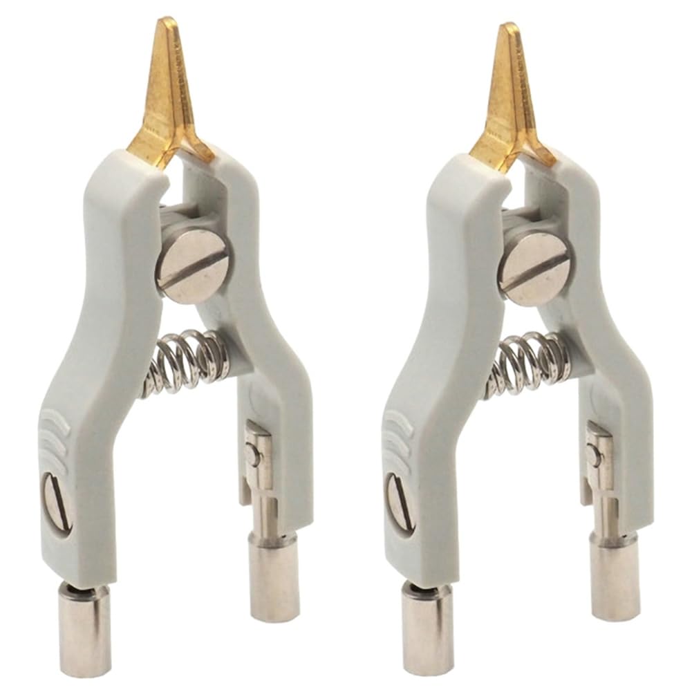 IJSDNVJNDX Testing Instrument Accessories 2PCS Copper Kelvin Test Clip Microresistivity Bridge Test Clips Clamp