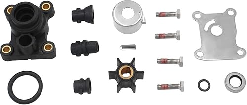 Miniatura 7 de Kits de reparación de la bomba de agua del impulsor con carcasa para Johnson Evinrude 1974-UP 8-15HP