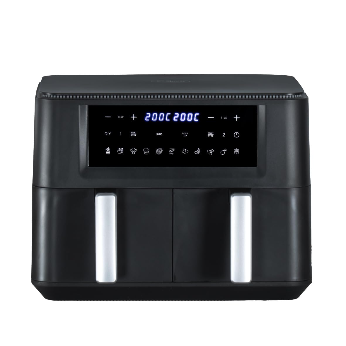 Quest 9L Dual Basket Air Fryer - Black