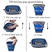 Collapsible Bucket with 1.32 Gallon (5L), Small Plastic Bucket for Sand or Beach, Portable Water Tub for Cleaning, Fishing Water Pail