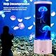 Soarling Quallen Lampe, Quallenlampe LED Quallen Lampe mit 17 Farben 4 Lichtmodi, Jellyfish Lamp Aquarium für Kinder Erwachsene, Quallenlampen Stimmungslicht für Entspannung Wohndekoration-Rosa