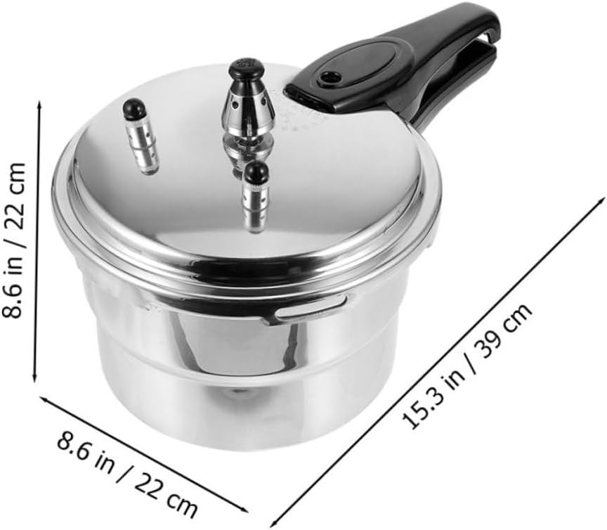 High Pressure Cooker Thickened Multi-use Pot for Gas Stove and Induction Cooktop Safe Home Pressure Pot with Steaming for Stewing Braising Soup and Boiling