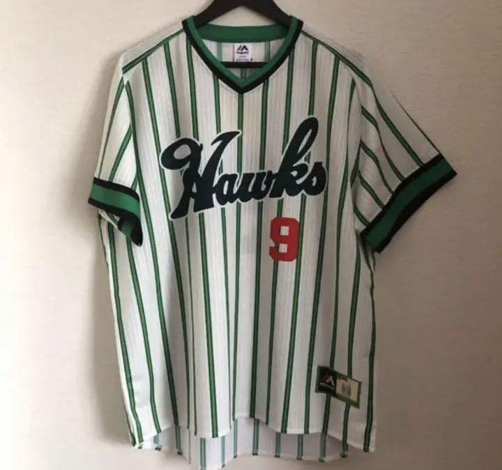 南海ホークス 復刻ビジターユニフォーム 柳田悠岐 マジェスティック製 Mサイズ Amazon.co.jp: ソフトバンクホークス 柳田 悠岐 南海ホークス 復刻