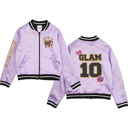 L.O.L Surprise Fierce Girls' Bomber Jacket- 4-16 (M-(7-8))